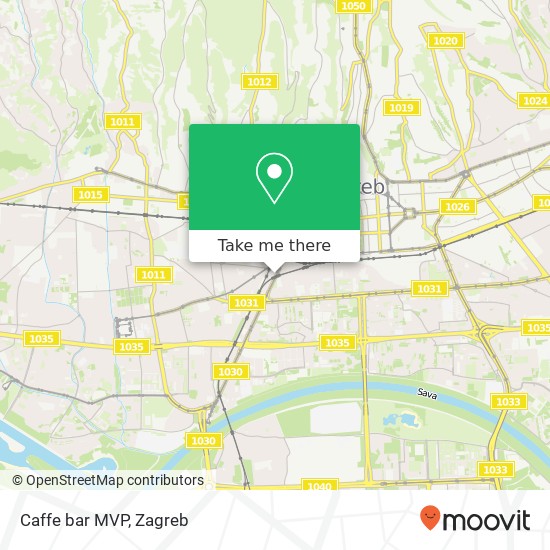 Caffe bar MVP map