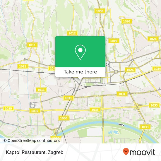 Kaptol Restaurant map