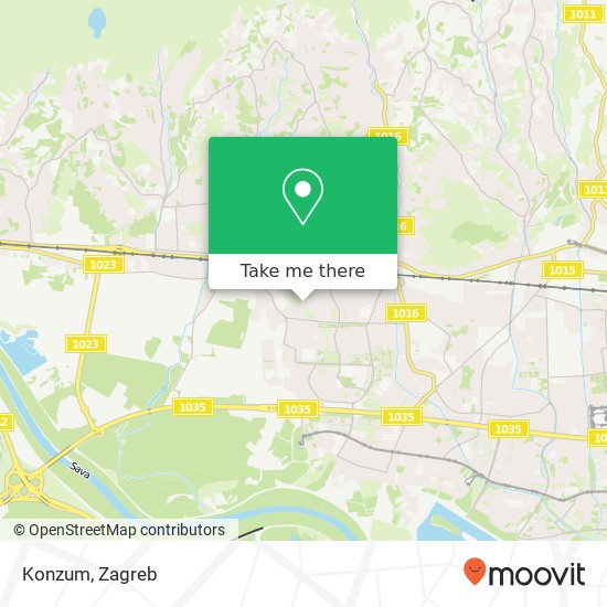 Konzum map