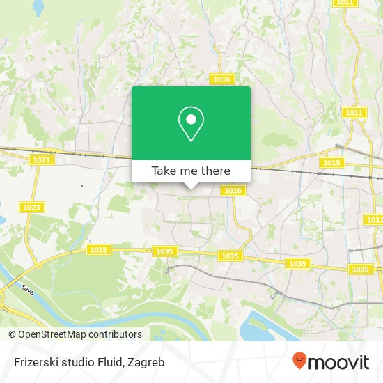Frizerski studio Fluid map