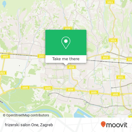 frizerski salon One map
