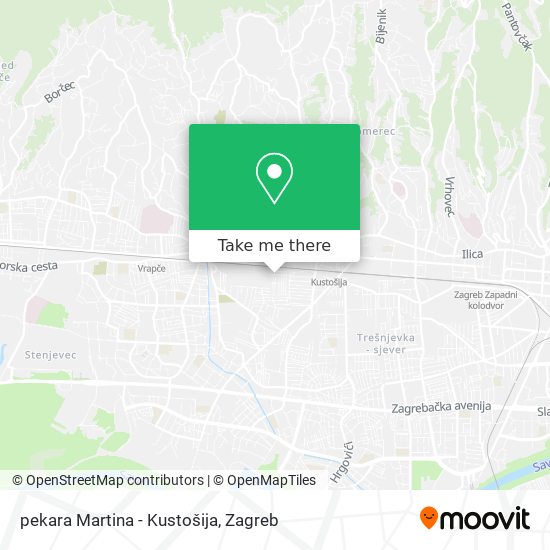 pekara Martina - Kustošija map