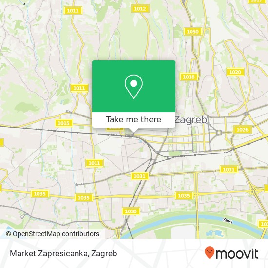 Market Zapresicanka map
