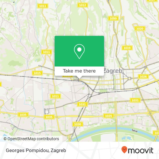 Georges Pompidou map