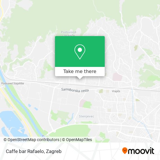 Caffe bar Rafaelo map