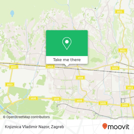 Knjiznica Vladimir Nazor map