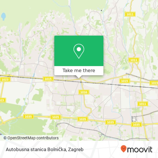 Autobusna stanica Bolnička map