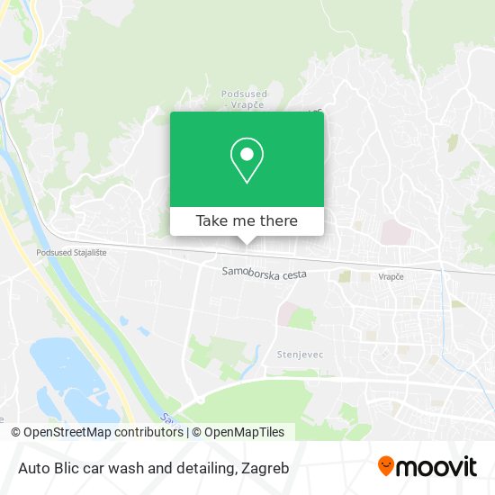 Auto Blic car wash and detailing map