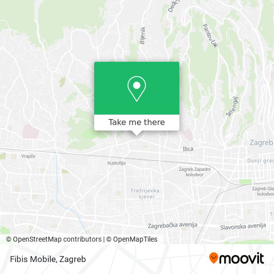 Fibis Mobile map