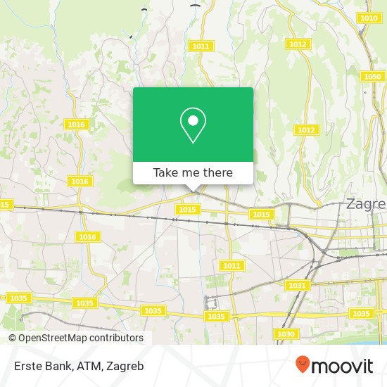 Erste Bank, ATM map