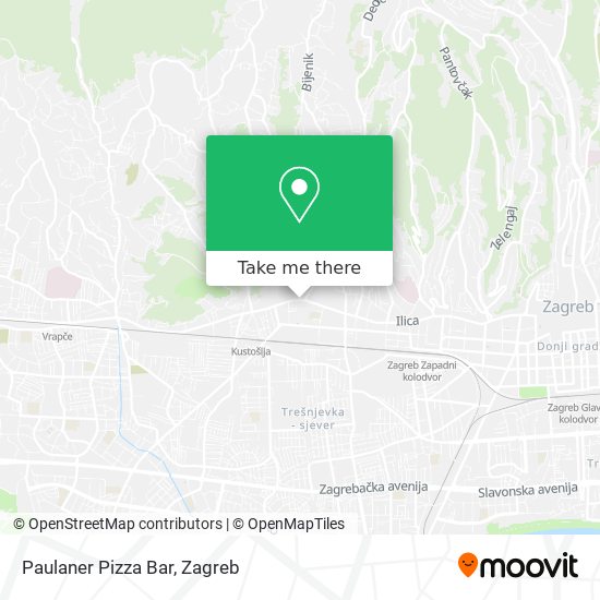 Paulaner Pizza Bar map