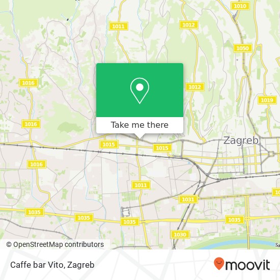 Caffe bar Vito map