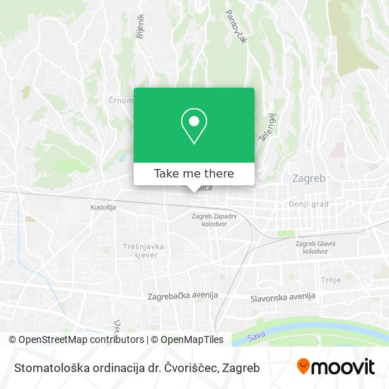 Stomatološka ordinacija dr. Čvoriščec map