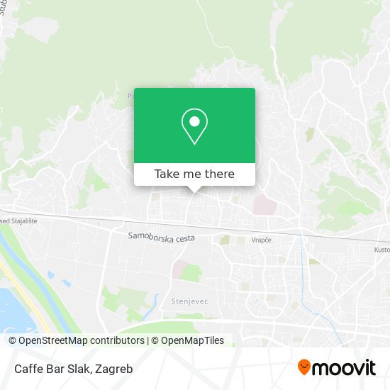 Caffe Bar Slak map