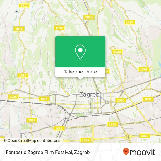Fantastic Zagreb Film Festival map