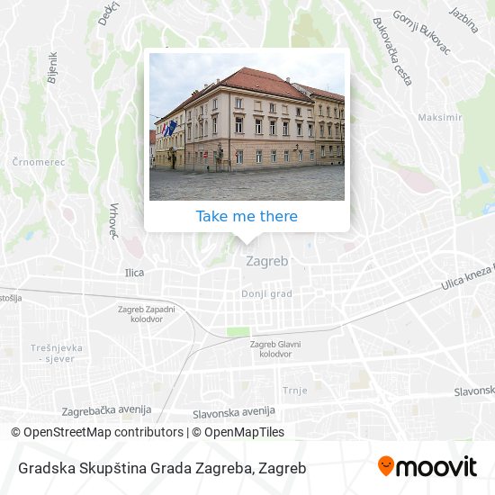 Gradska Skupština Grada Zagreba map