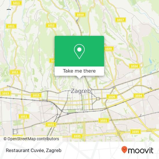 Restaurant Cuvée map