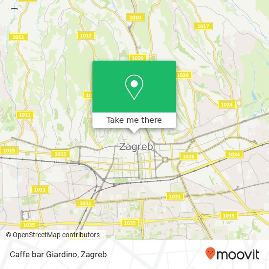 Caffe bar Giardino map