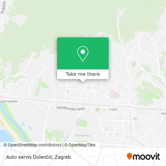 Auto servis Dolenčić map