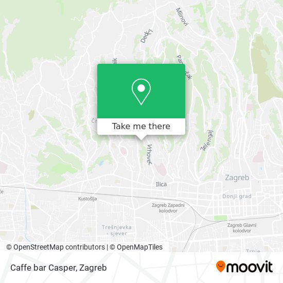 Caffe bar Casper map
