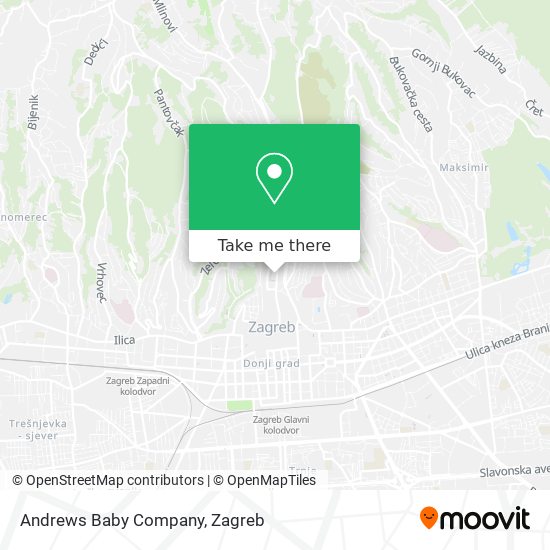 Andrews Baby Company map