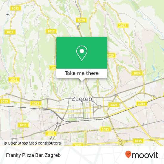 Franky Pizza Bar map