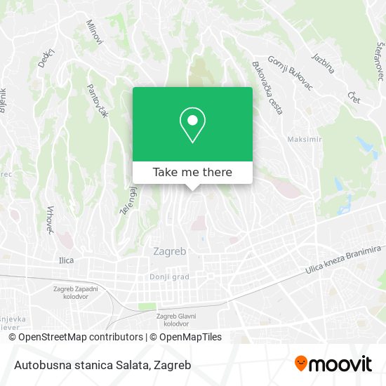 Autobusna stanica Salata map