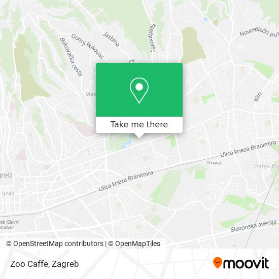 Zoo Caffe map