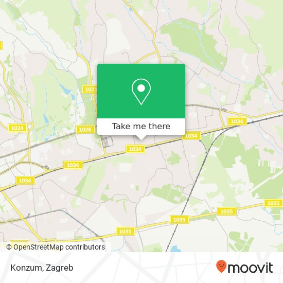 Konzum map