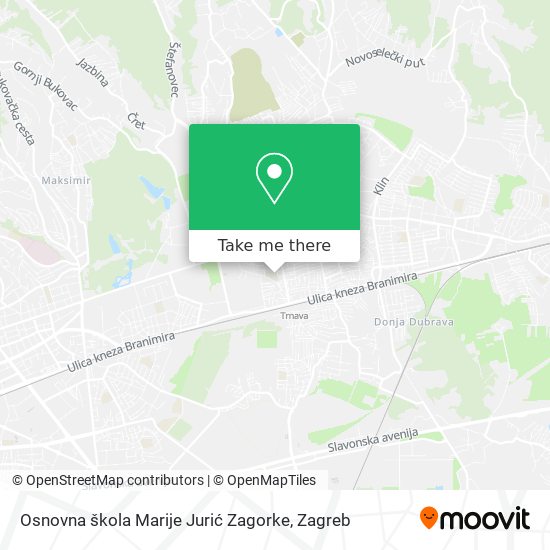 Osnovna škola Marije Jurić Zagorke map