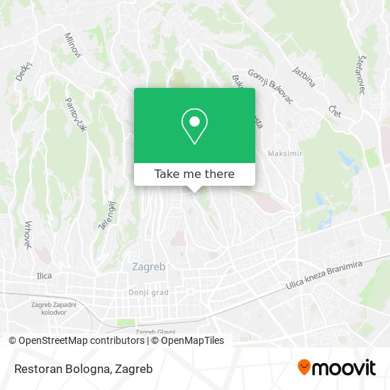 Restoran Bologna map