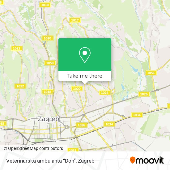 Veterinarska ambulanta “Don” map
