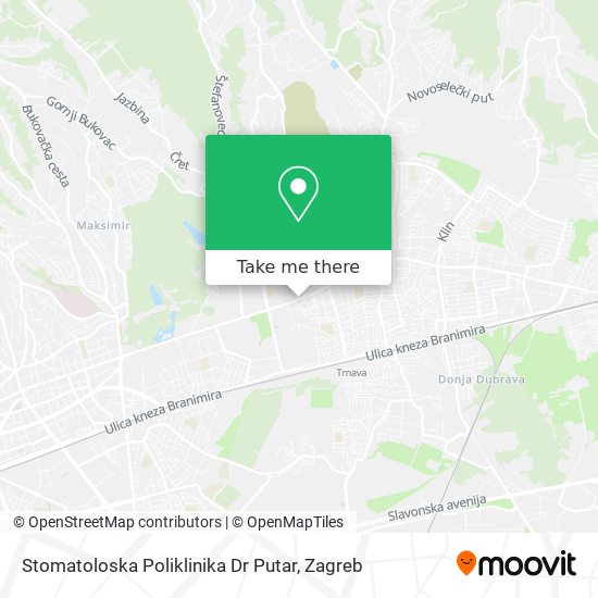 Stomatoloska Poliklinika Dr Putar map