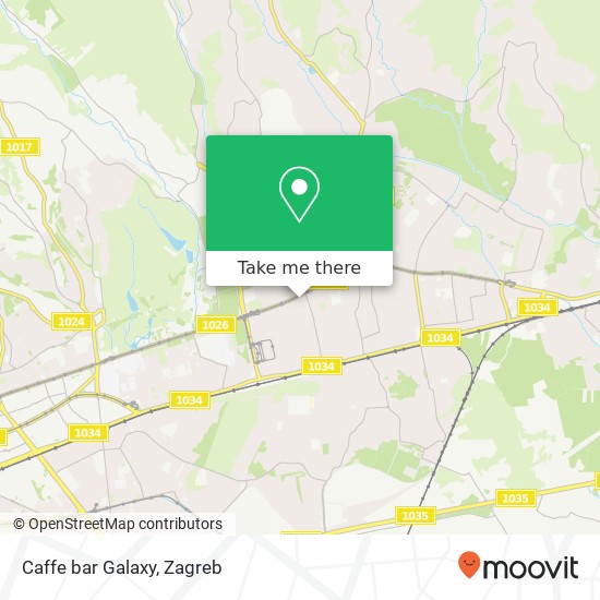 Caffe bar Galaxy map