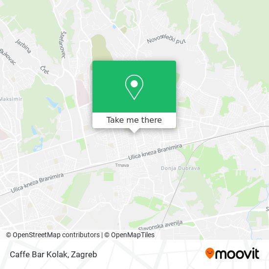 Caffe Bar Kolak map