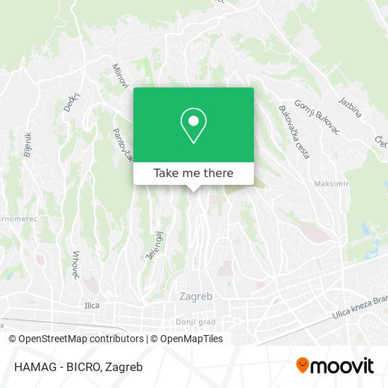 HAMAG - BICRO map
