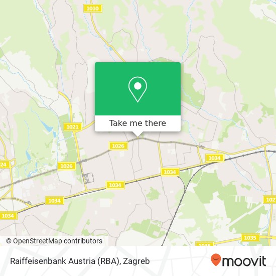 Raiffeisenbank Austria (RBA) map