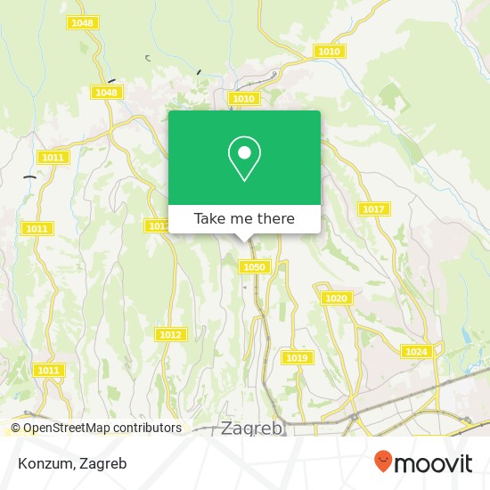 Konzum map