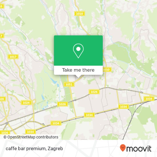 caffe bar premium map