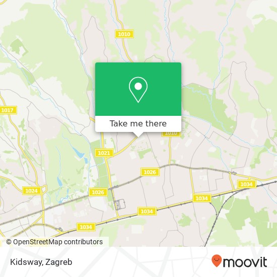 Kidsway map