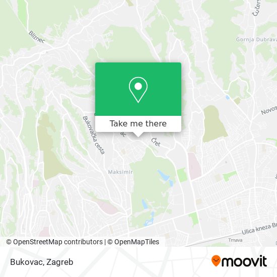 Bukovac map