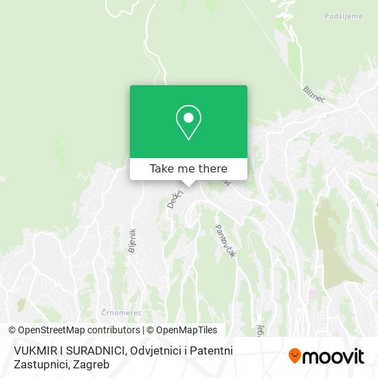 VUKMIR I SURADNICI, Odvjetnici i Patentni Zastupnici map