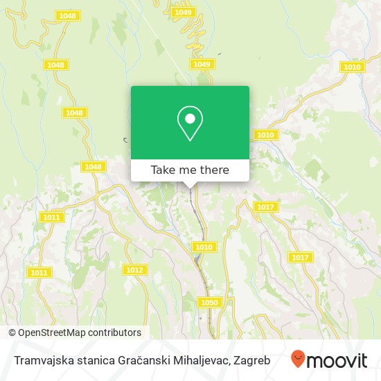 Tramvajska stanica Gračanski Mihaljevac map