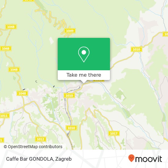 Caffe Bar GONDOLA map