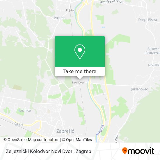 Željeznički Kolodvor Novi Dvori map