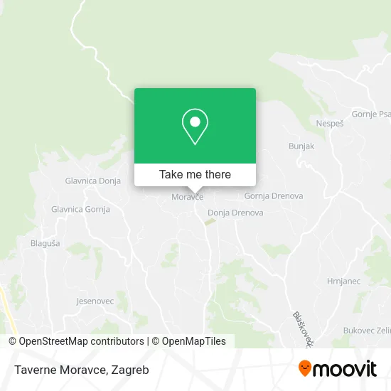 Taverne Moravce map