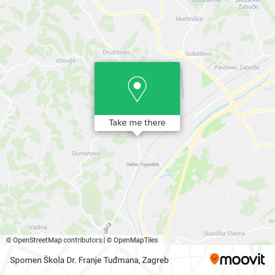 Spomen Škola Dr. Franje Tuđmana map