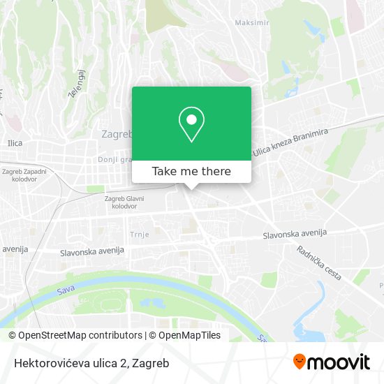 Hektorovićeva ulica 2 map
