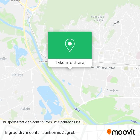 Elgrad drvni centar Jankomir map