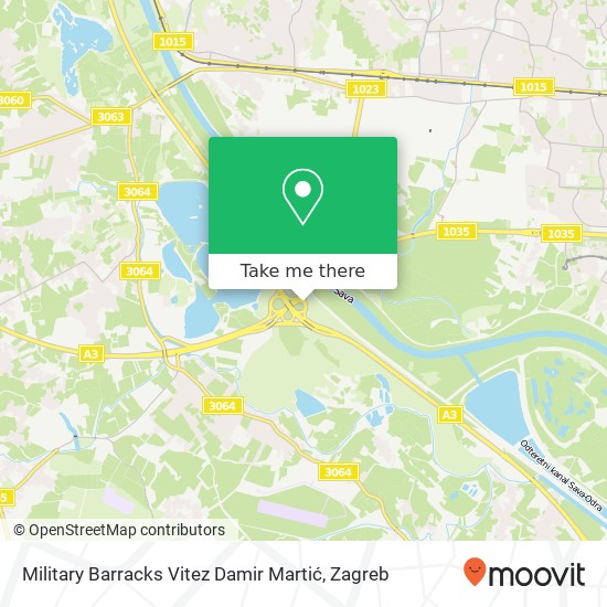 Military Barracks Vitez Damir Martić map